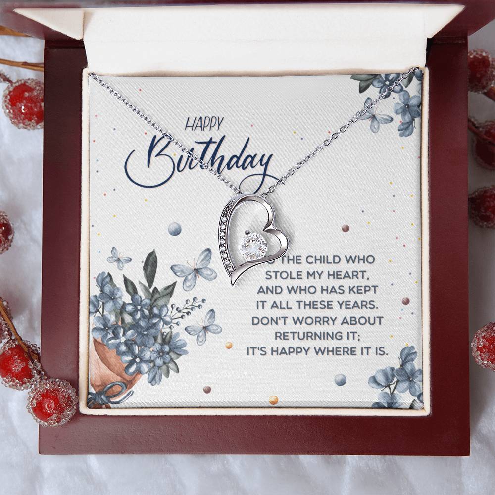 Birthday - To the child - Forever Love Necklace