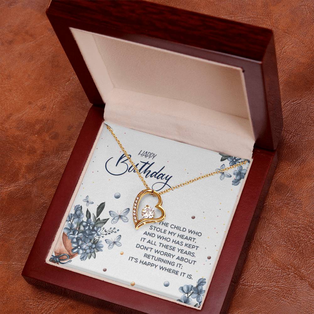 Birthday - To the child - Forever Love Necklace