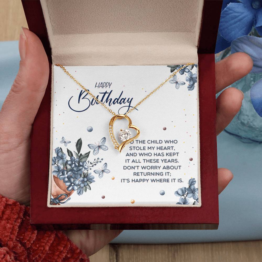 Birthday - To the child - Forever Love Necklace