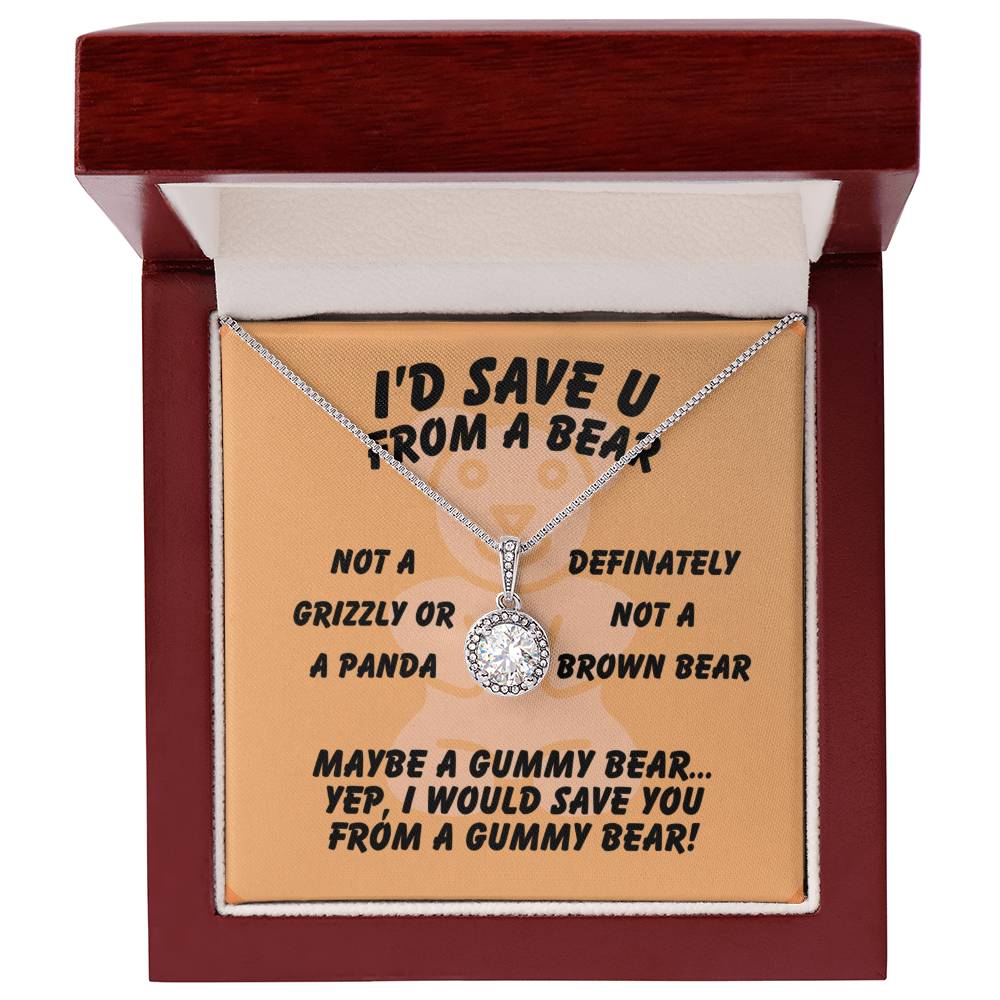 I'd save U - From a bear - Eternal Hope Necklace