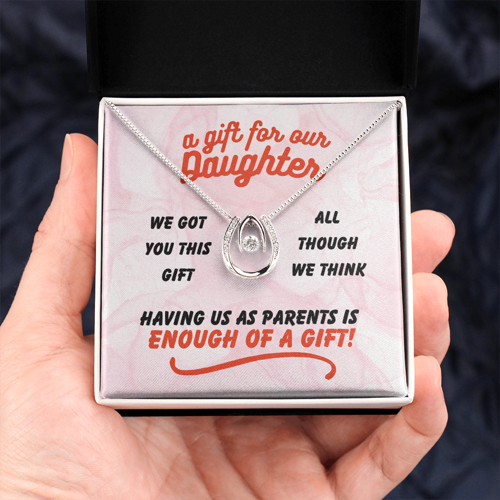 A gift for our daughter - We got you this - Lucky In Love Necklace
