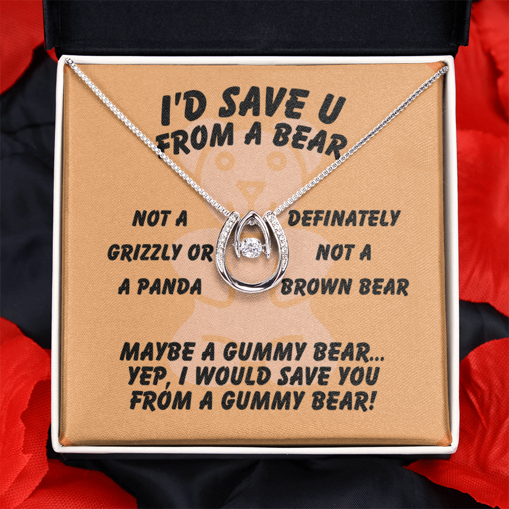 I'd save U - From a bear - Lucky In Love Necklace