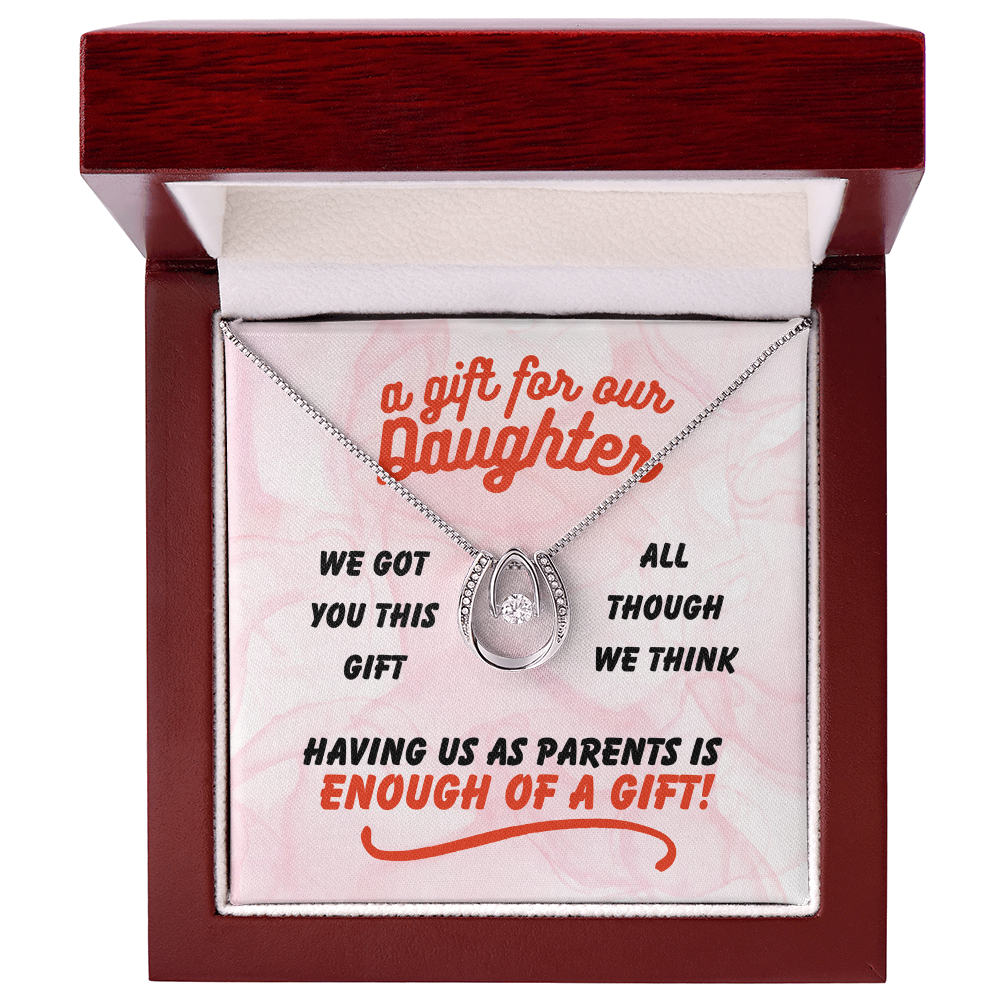 A gift for our daughter - We got you this - Lucky In Love Necklace