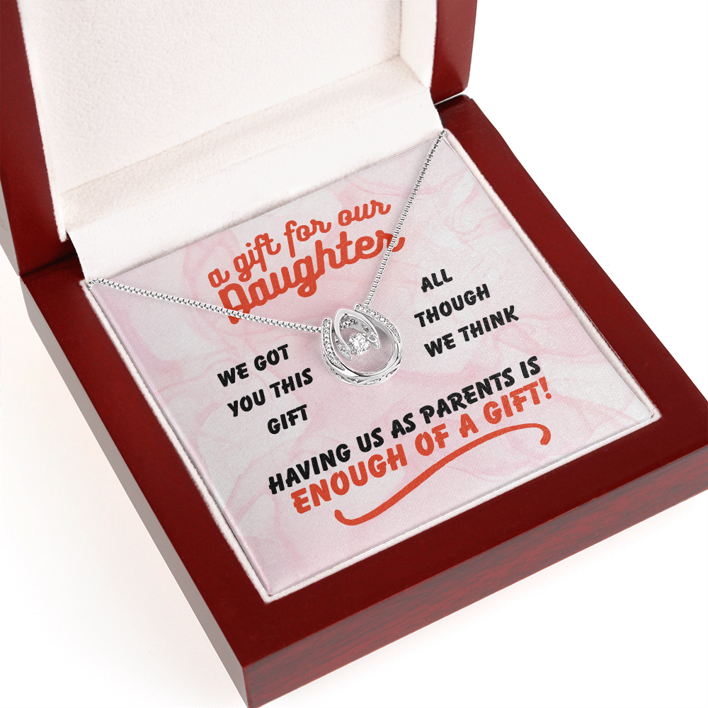 A gift for our daughter - We got you this - Lucky In Love Necklace