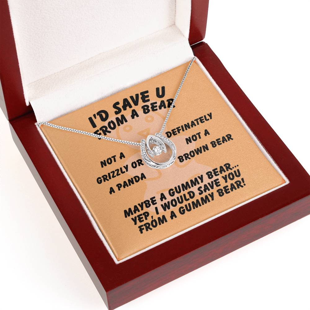 I'd save U - From a bear - Lucky In Love Necklace