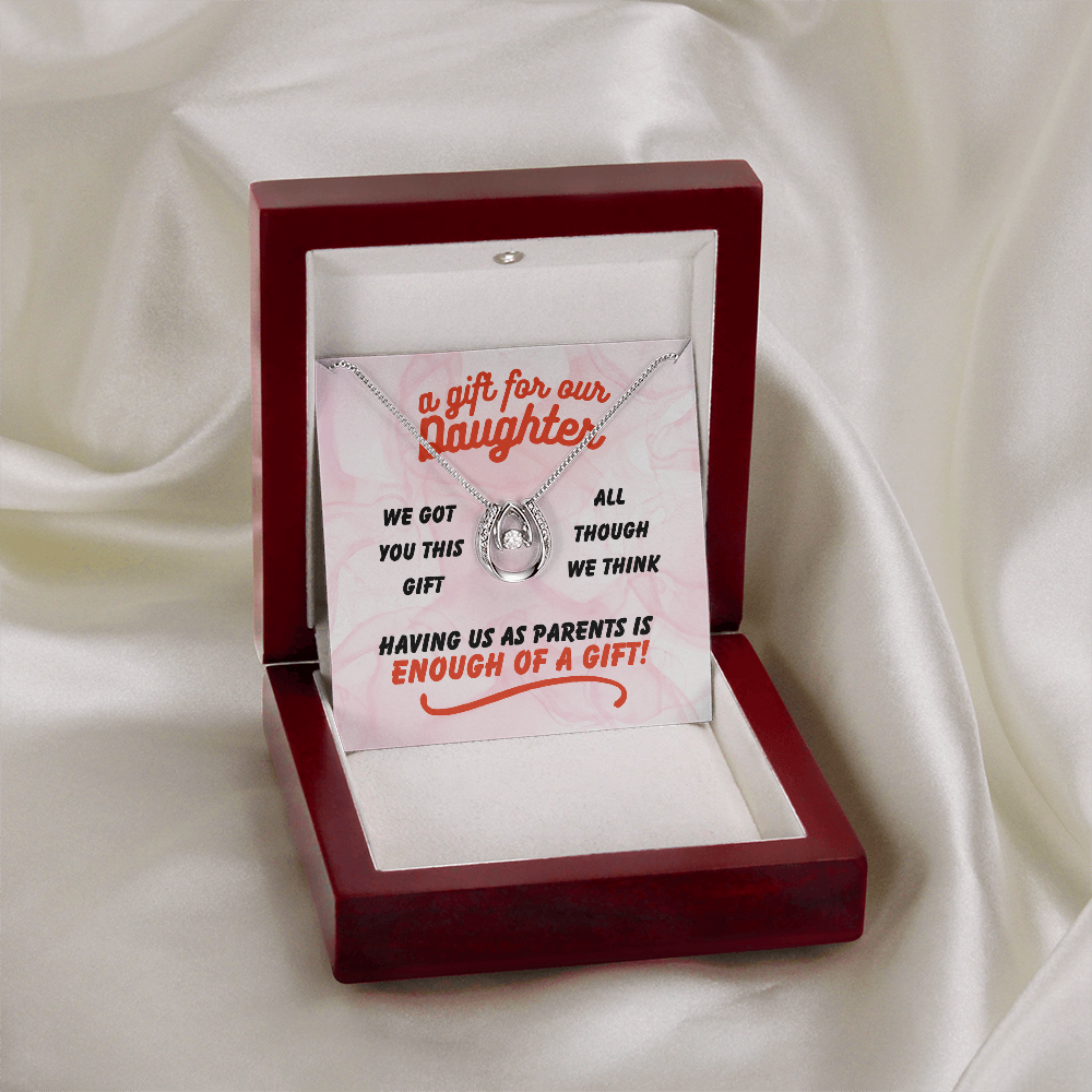 A gift for our daughter - We got you this - Lucky In Love Necklace