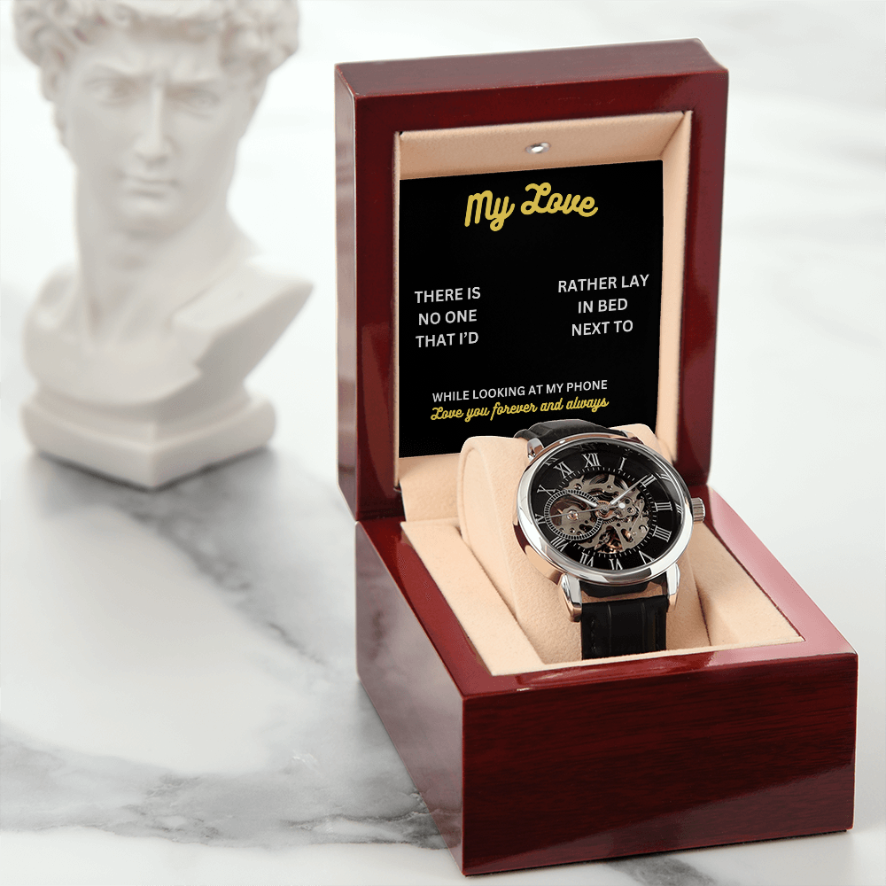 My love - There is no one - Openwork Watch