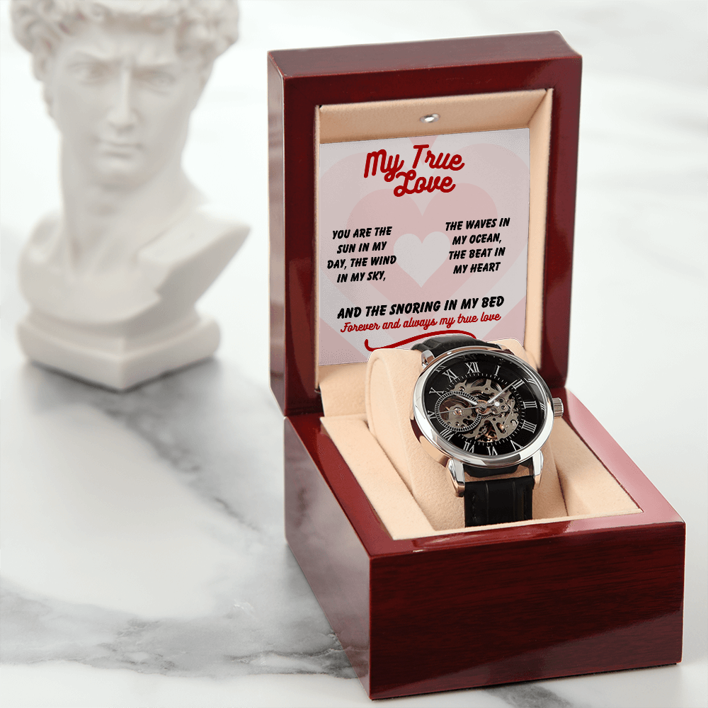My true love - You are the sun - Openwork Watch