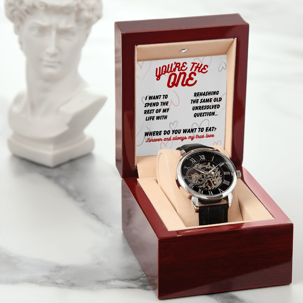 Love - I want to spend - Openwork Watch
