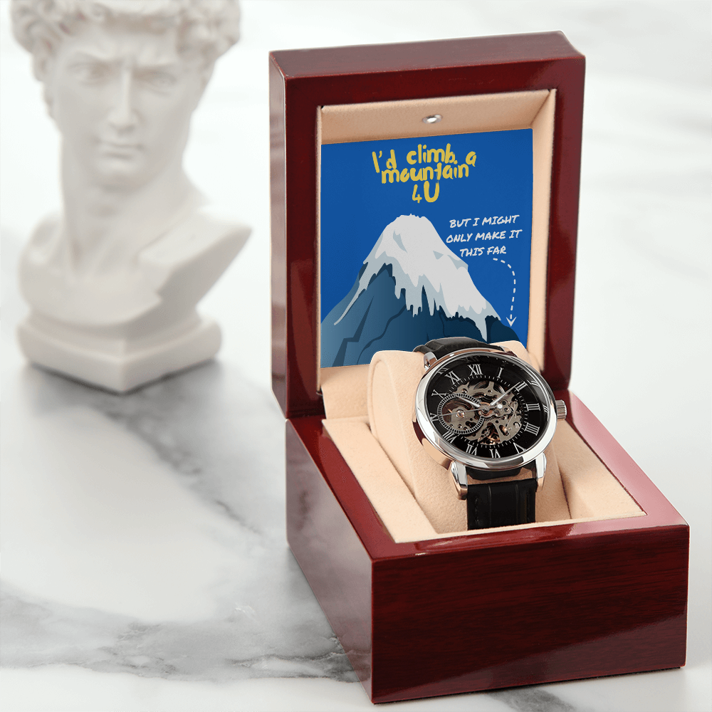 Love - I'd climb a mountain - Openwork Watch