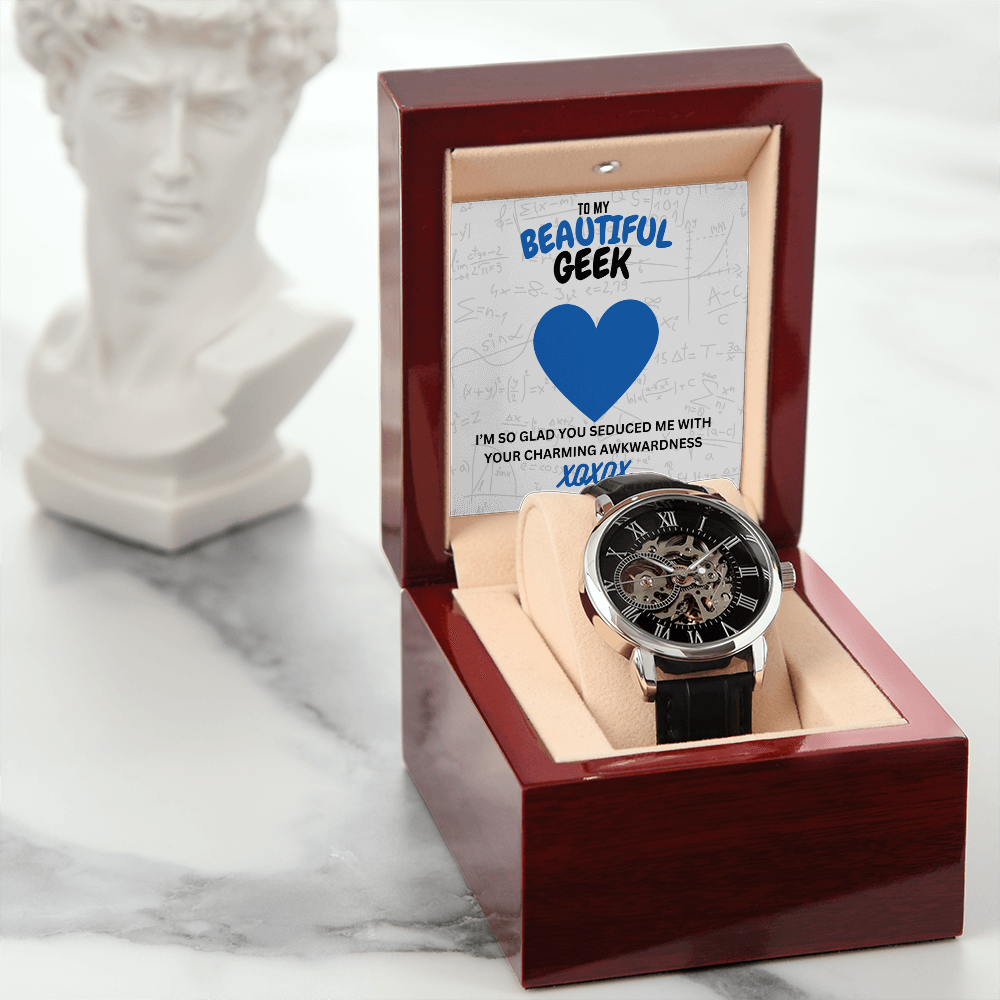 Beautiful geek - I'm so glad - Openwork Watch