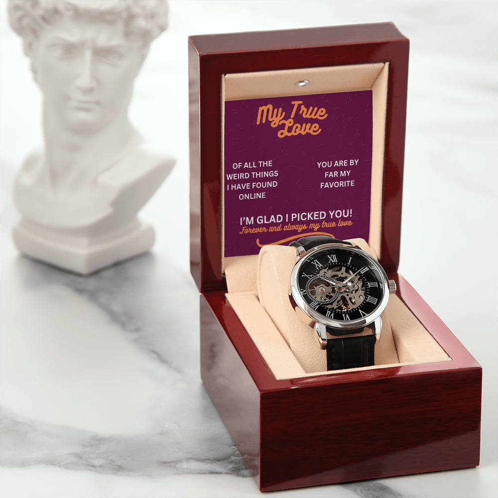 My true love - Of all the weird things - Openwork Watch