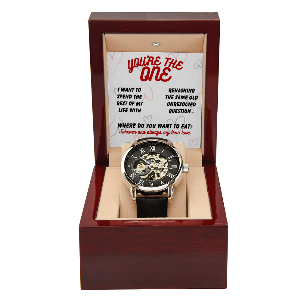 Love - I want to spend - Openwork Watch