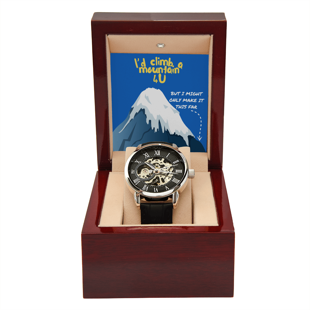 Love - I'd climb a mountain - Openwork Watch