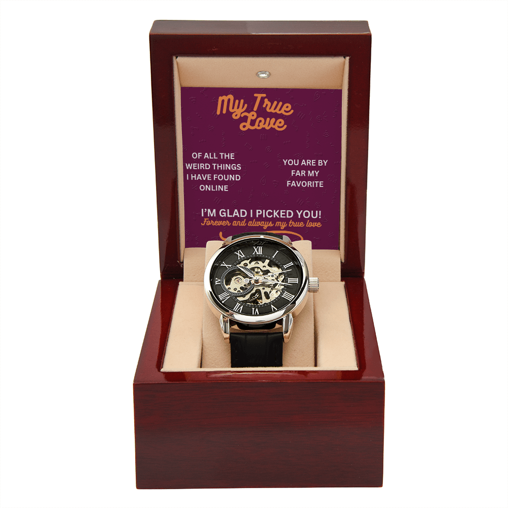 My true love - Of all the weird things - Openwork Watch