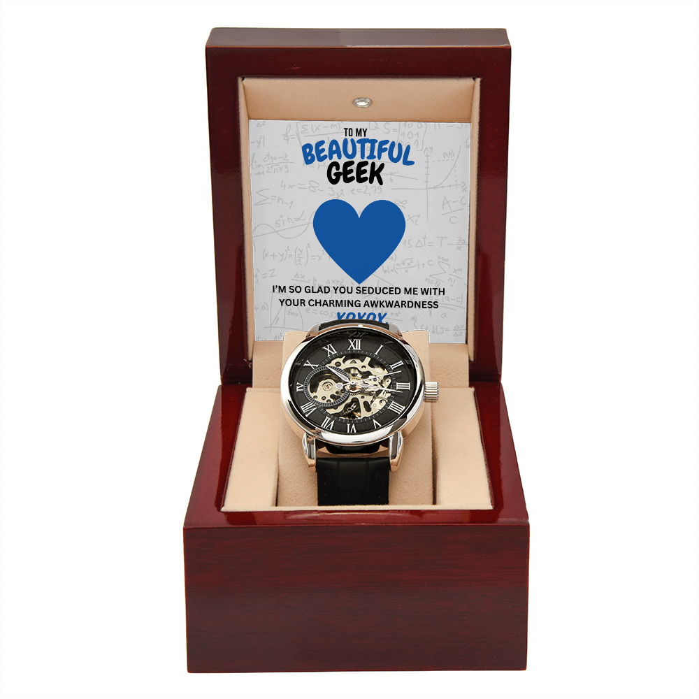 Beautiful geek - I'm so glad - Openwork Watch