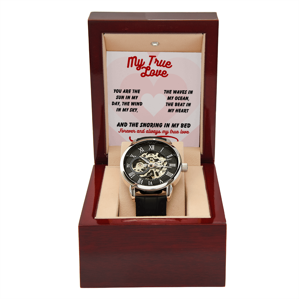 My true love - You are the sun - Openwork Watch