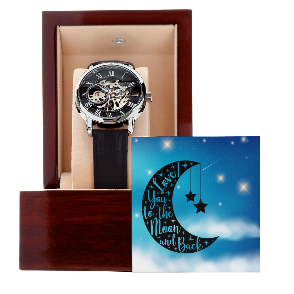 Love - To the moon and back - Openwork Watch