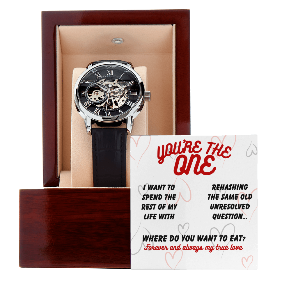 Love - I want to spend - Openwork Watch
