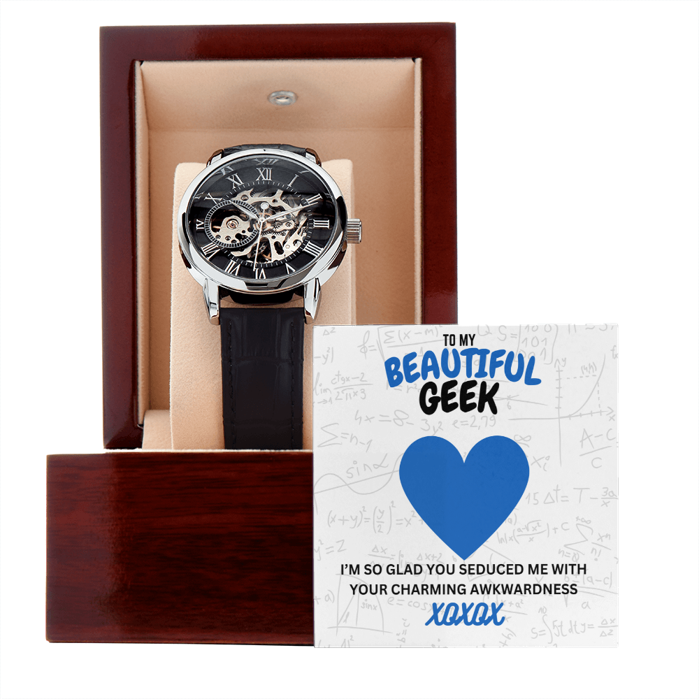Beautiful geek - I'm so glad - Openwork Watch