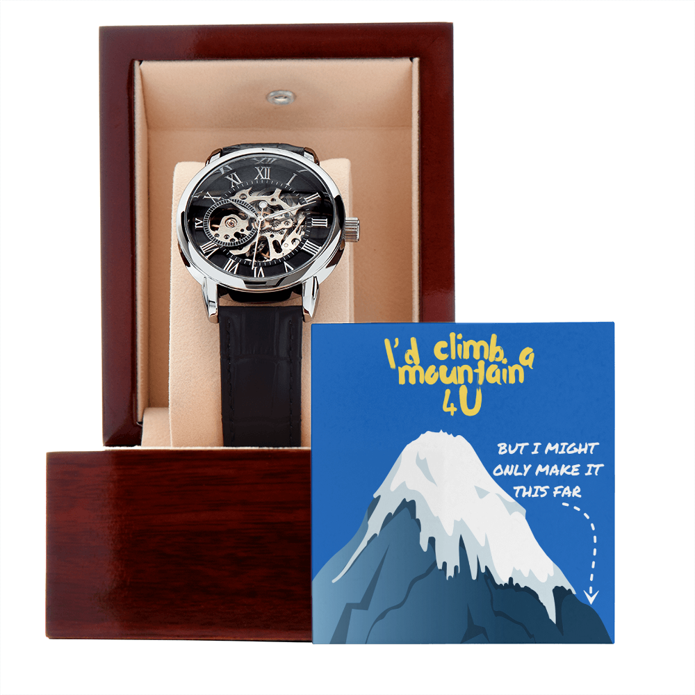 Love - I'd climb a mountain - Openwork Watch