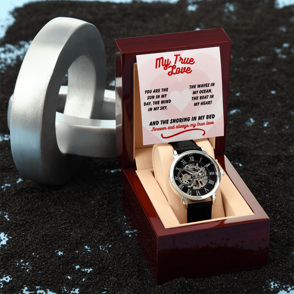 My true love - You are the sun - Openwork Watch