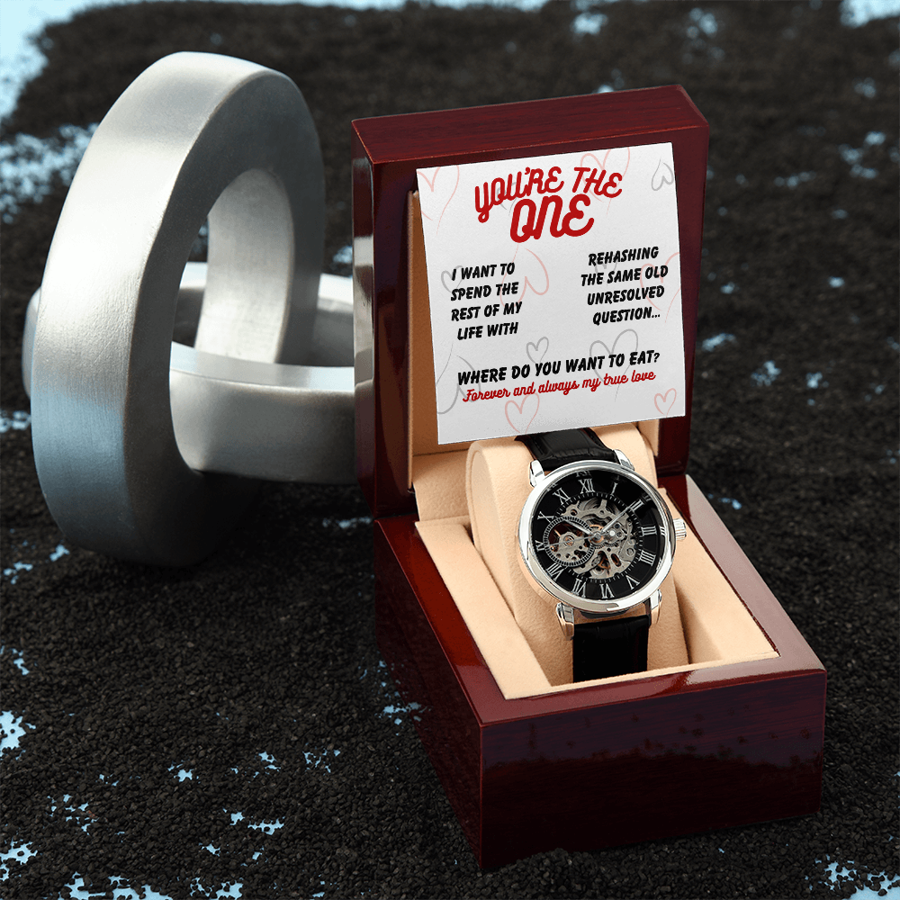 Love - I want to spend - Openwork Watch