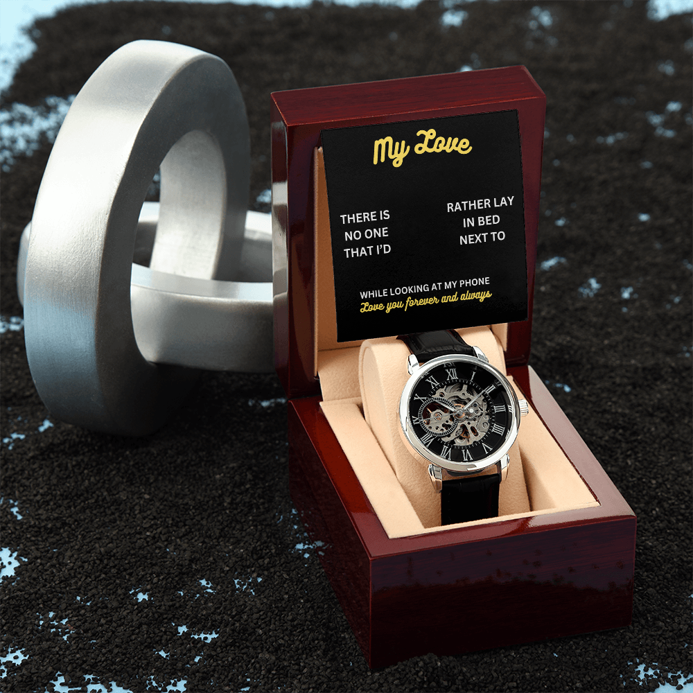 My love - There is no one - Openwork Watch