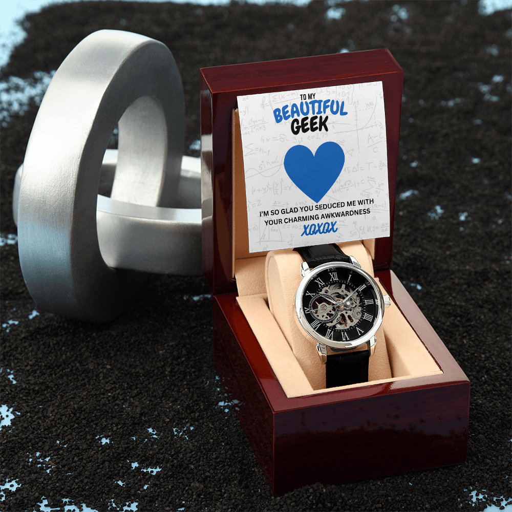Beautiful geek - I'm so glad - Openwork Watch