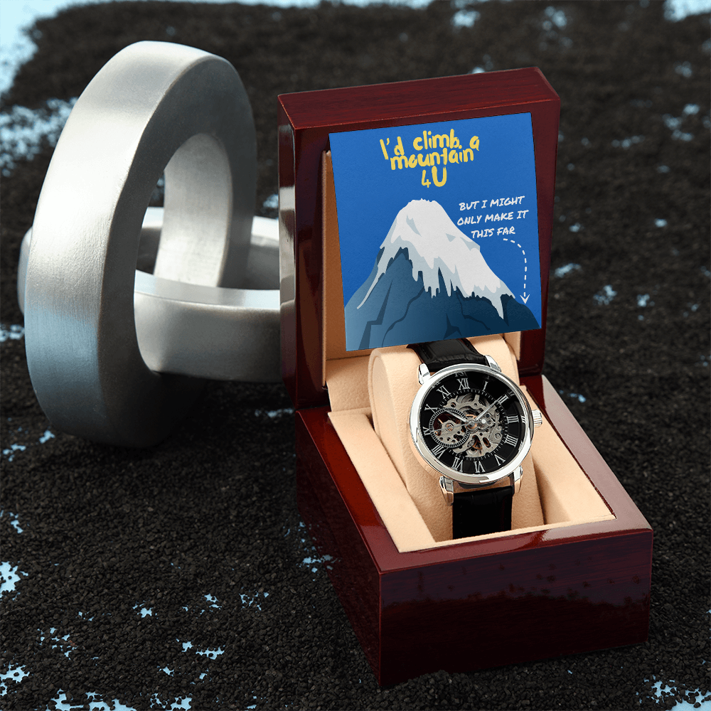 Love - I'd climb a mountain - Openwork Watch