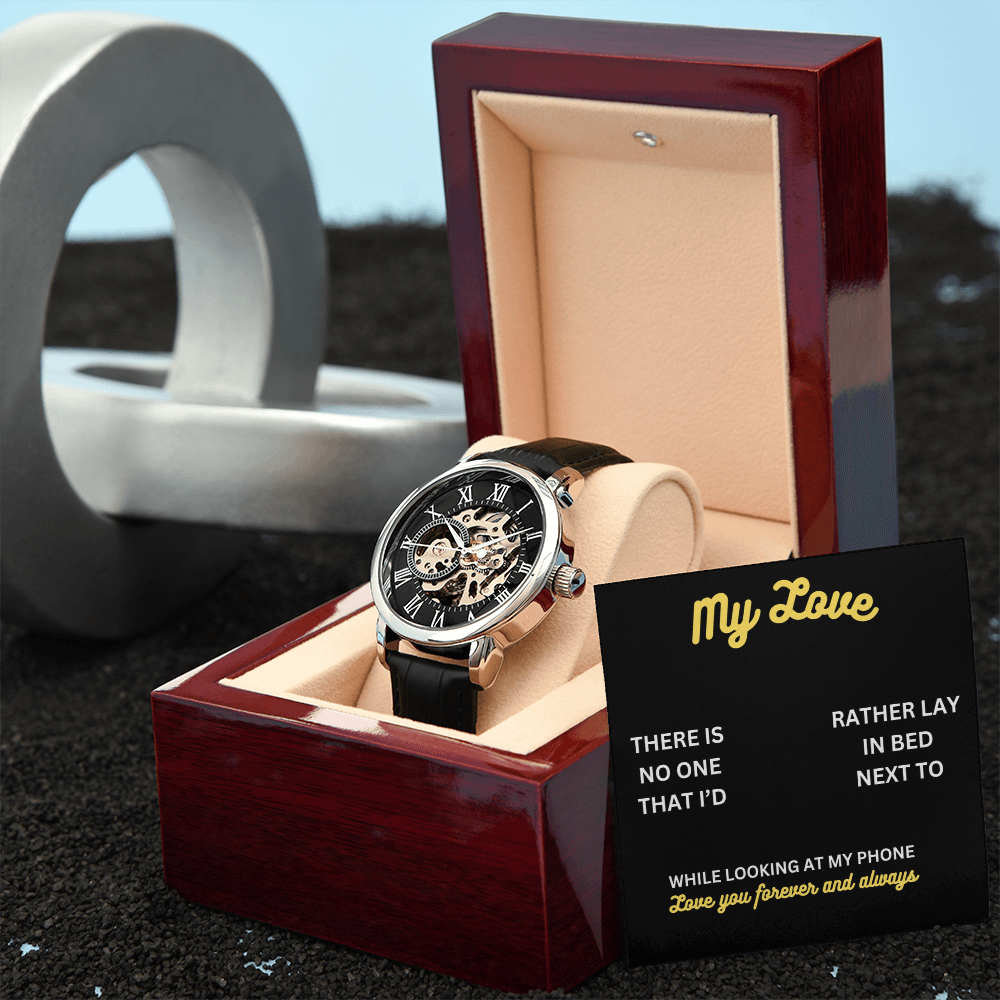 My love - There is no one - Openwork Watch