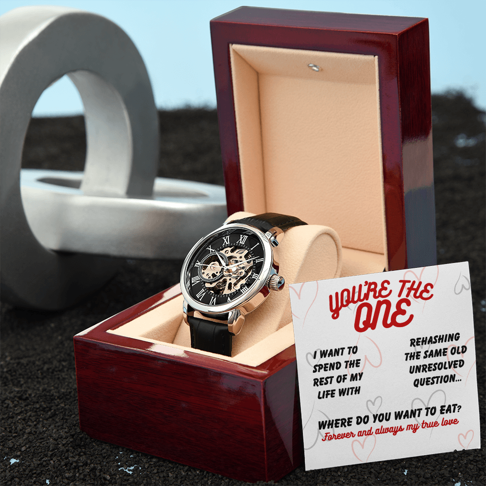 Love - I want to spend - Openwork Watch