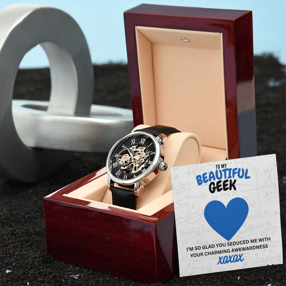 Beautiful geek - I'm so glad - Openwork Watch