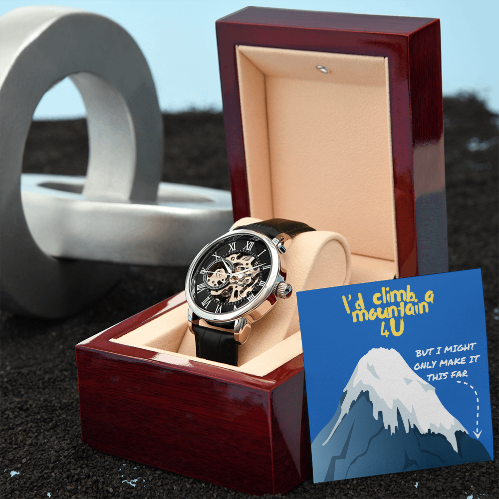 Love - I'd climb a mountain - Openwork Watch