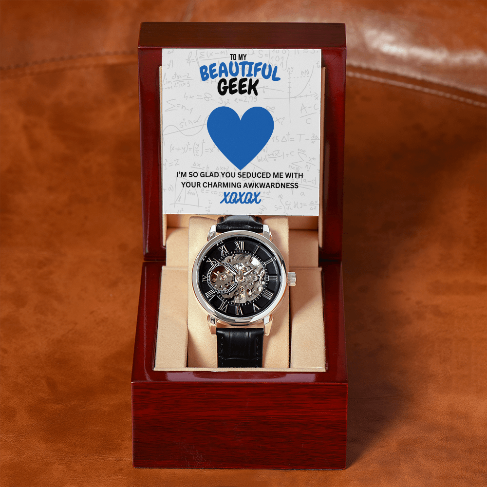 Beautiful geek - I'm so glad - Openwork Watch