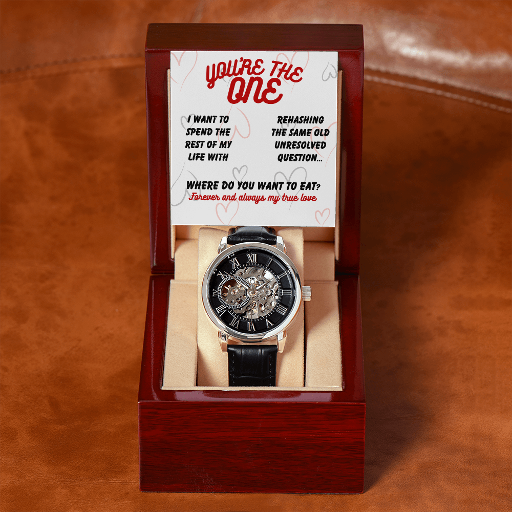 Love - I want to spend - Openwork Watch