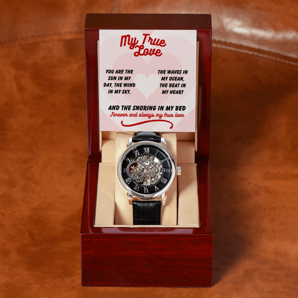My true love - You are the sun - Openwork Watch