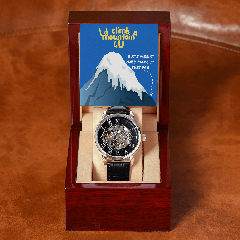 Love - I'd climb a mountain - Openwork Watch