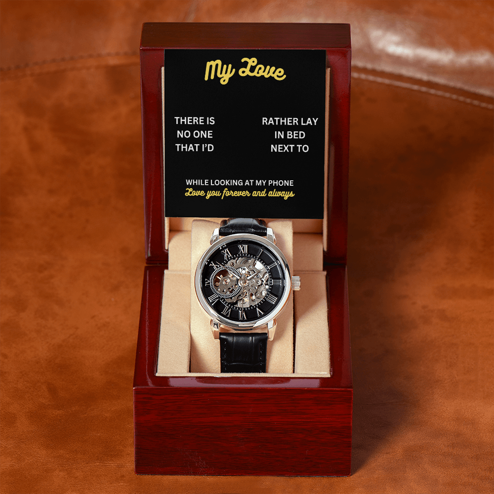 My love - There is no one - Openwork Watch