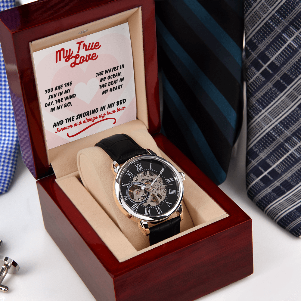 My true love - You are the sun - Openwork Watch