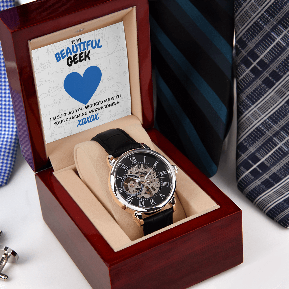 Beautiful geek - I'm so glad - Openwork Watch