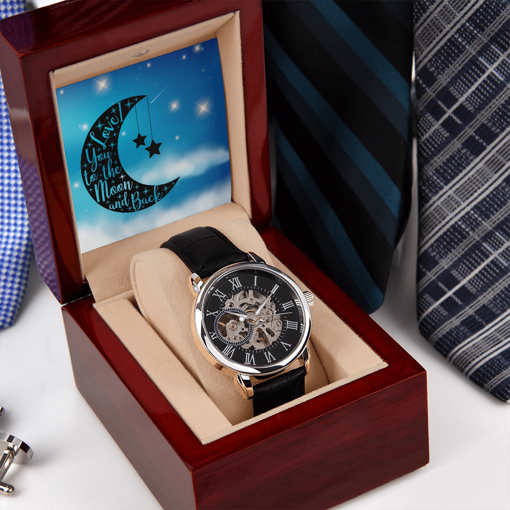 Love - To the moon and back - Openwork Watch