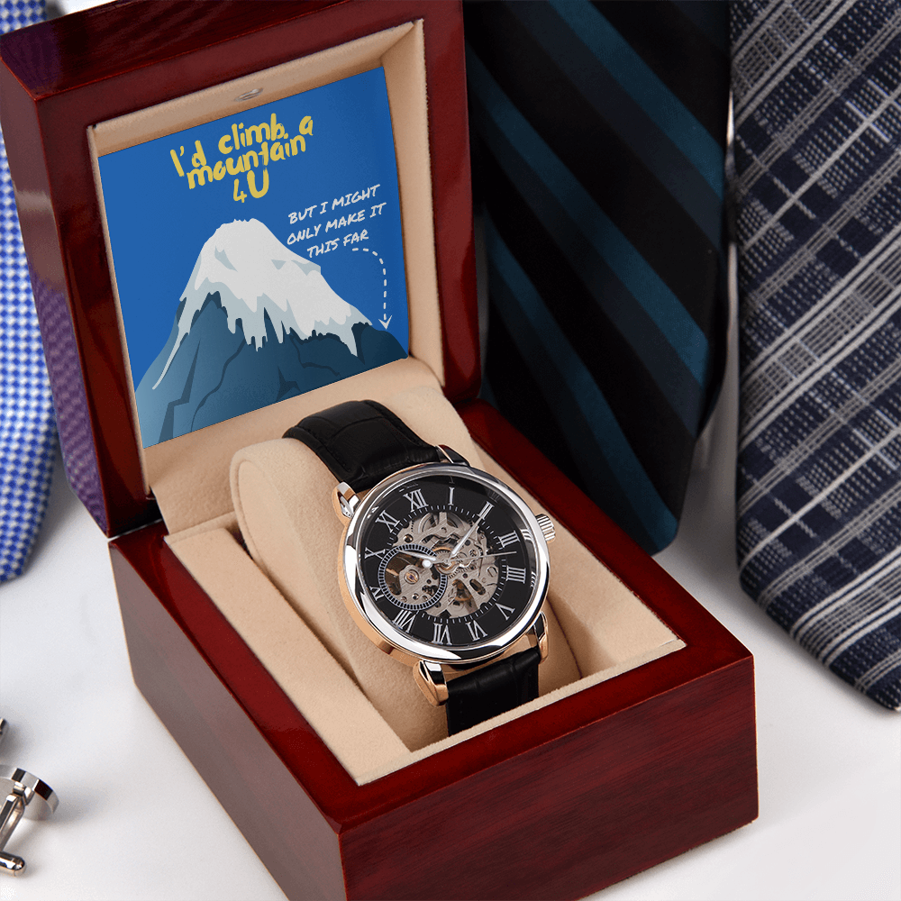 Love - I'd climb a mountain - Openwork Watch