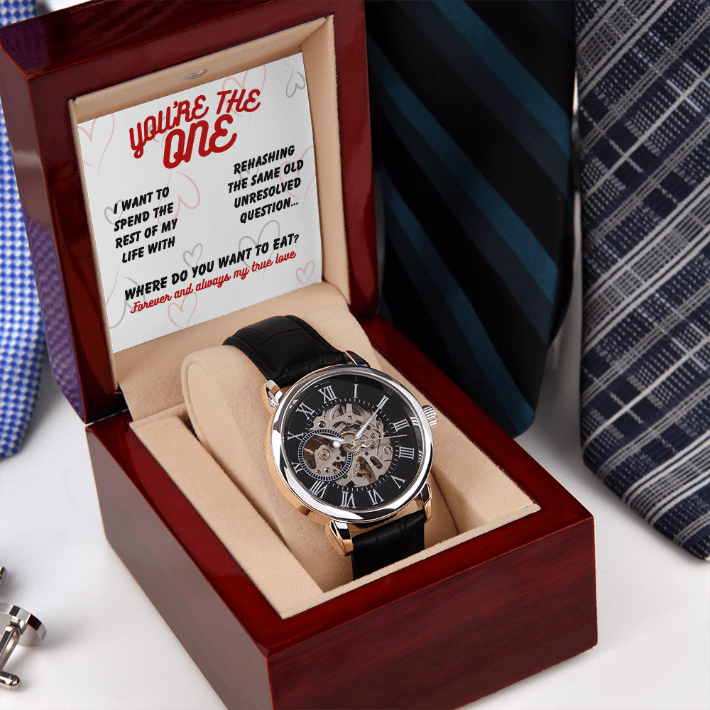 Love - I want to spend - Openwork Watch