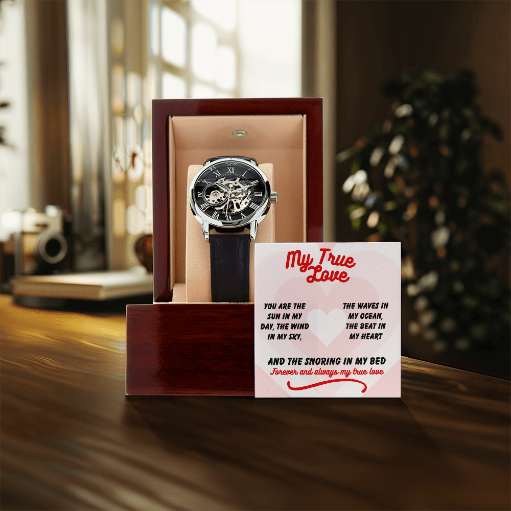 My true love - You are the sun - Openwork Watch