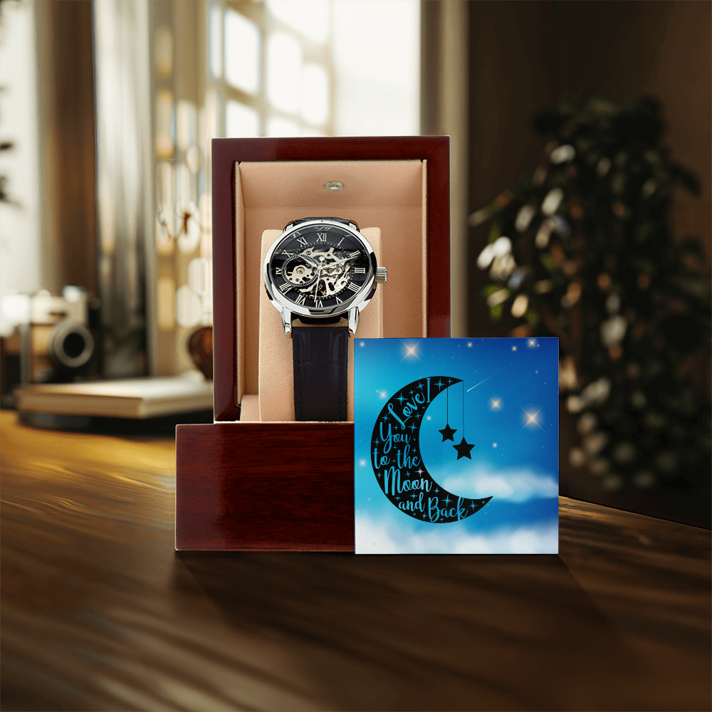 Love - To the moon and back - Openwork Watch