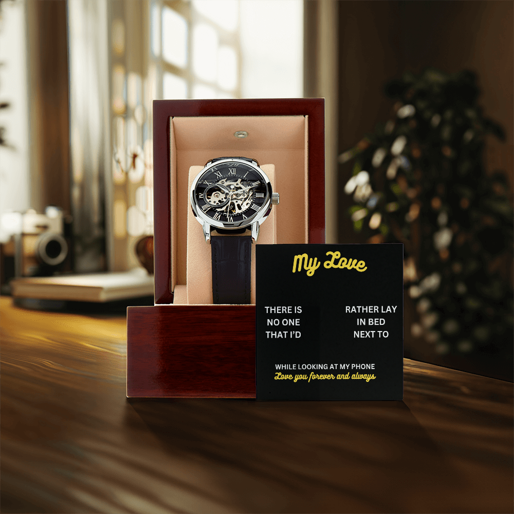 My love - There is no one - Openwork Watch