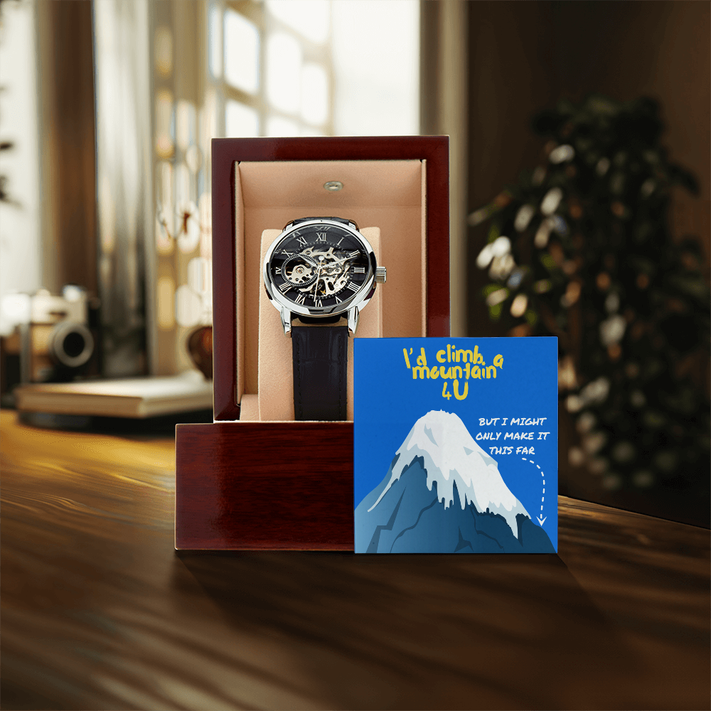 Love - I'd climb a mountain - Openwork Watch
