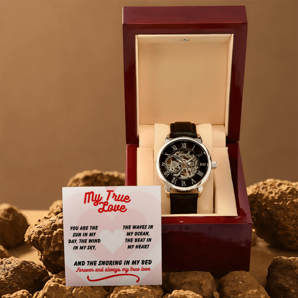 My true love - You are the sun - Openwork Watch