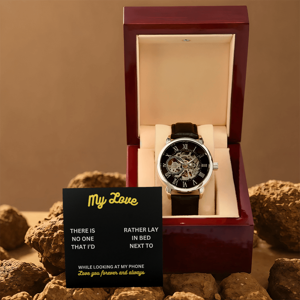 My love - There is no one - Openwork Watch